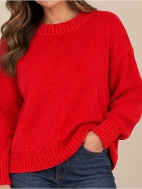 Red Aerie oversized fit sweater